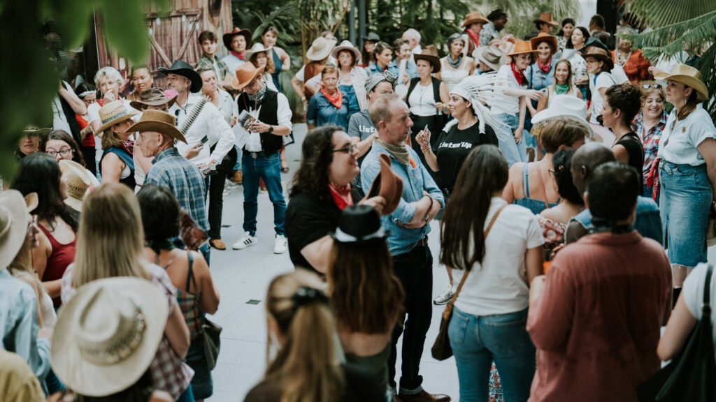 team building cowboy indien