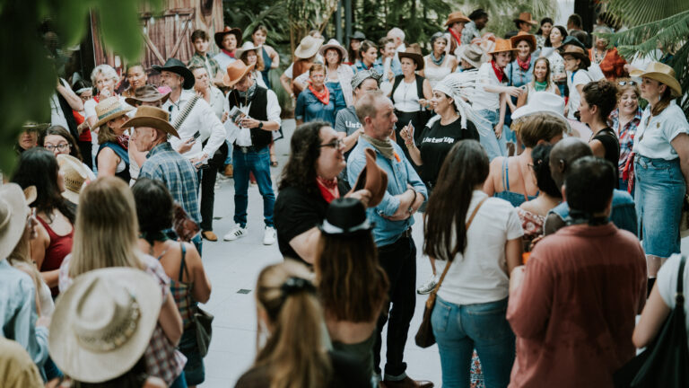 team building cowboy indien